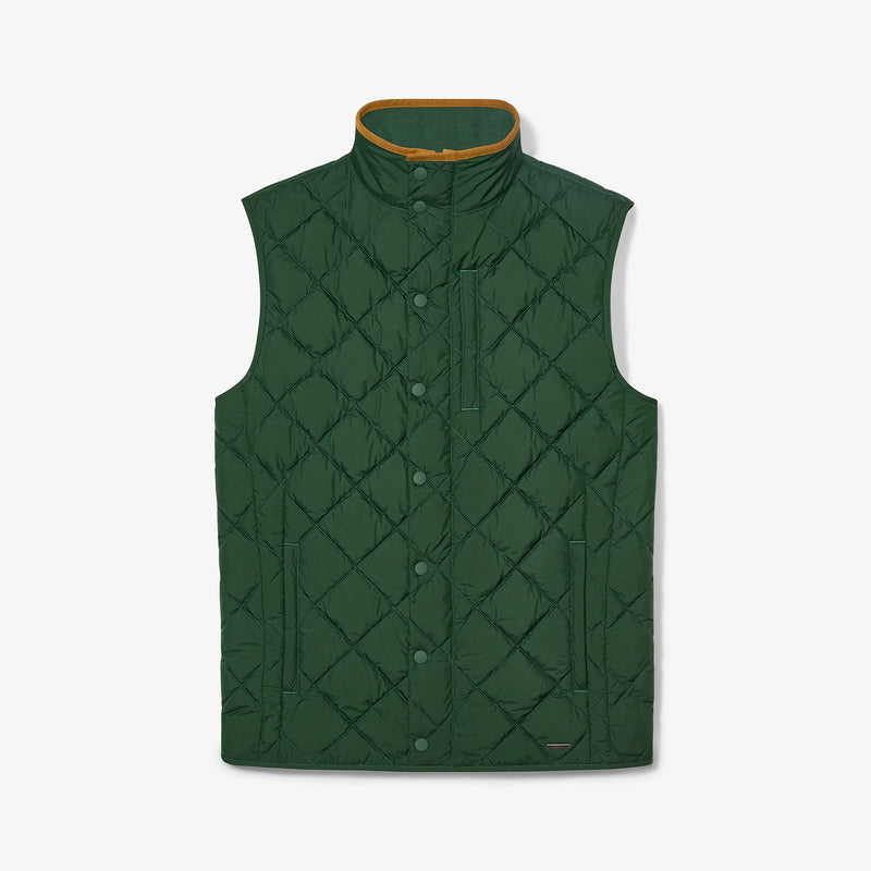 Belmont Vest - Spruce Solid, featured product shot