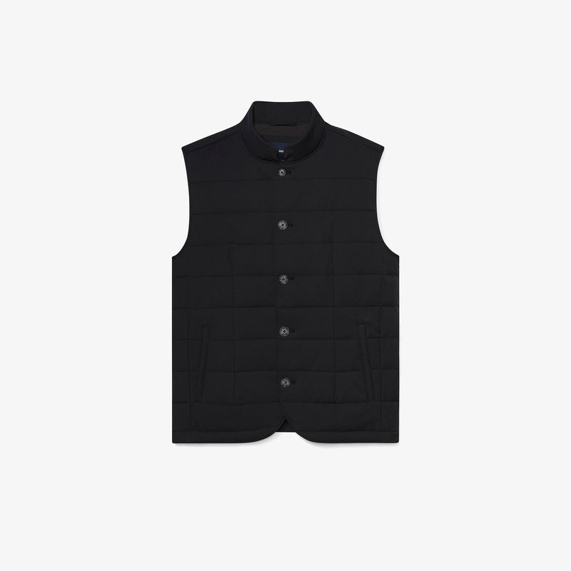 Aspen Vest - Black Solid, featured product shot