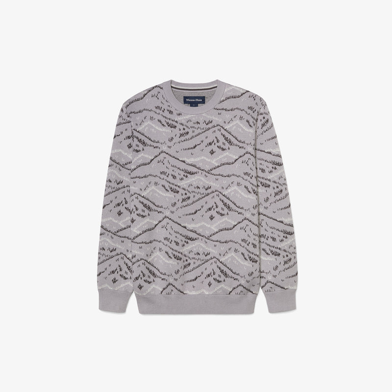 Hillcrest Crewneck - Nickel Slopes, featured product shot