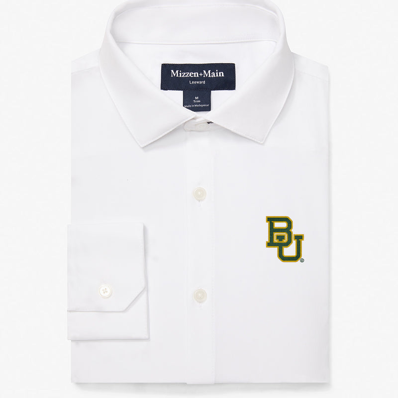 Baylor Leeward Dress Shirt - White Solid, featured product shot