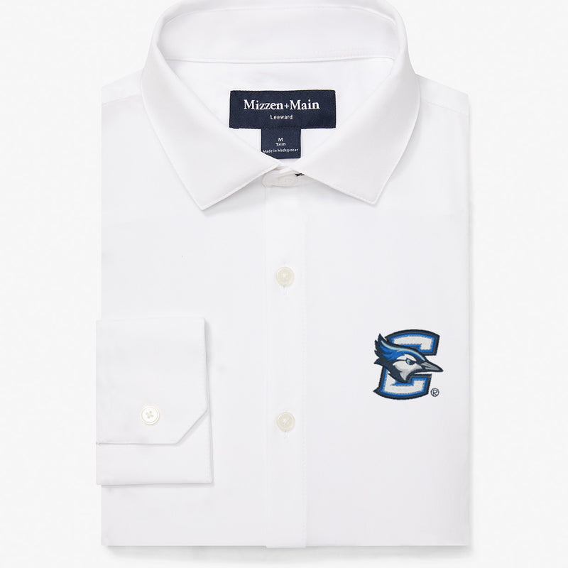 Creighton Leeward Dress Shirt - White Solid, featured product shot