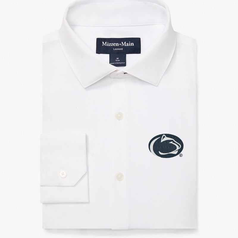 Penn State Leeward Dress Shirt - White Solid, featured product shot