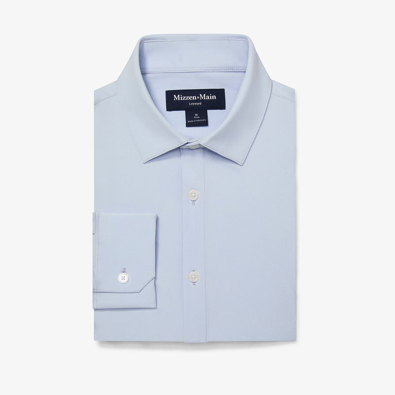 Leeward Dress Shirt - Light Blue Solid, featured product shot