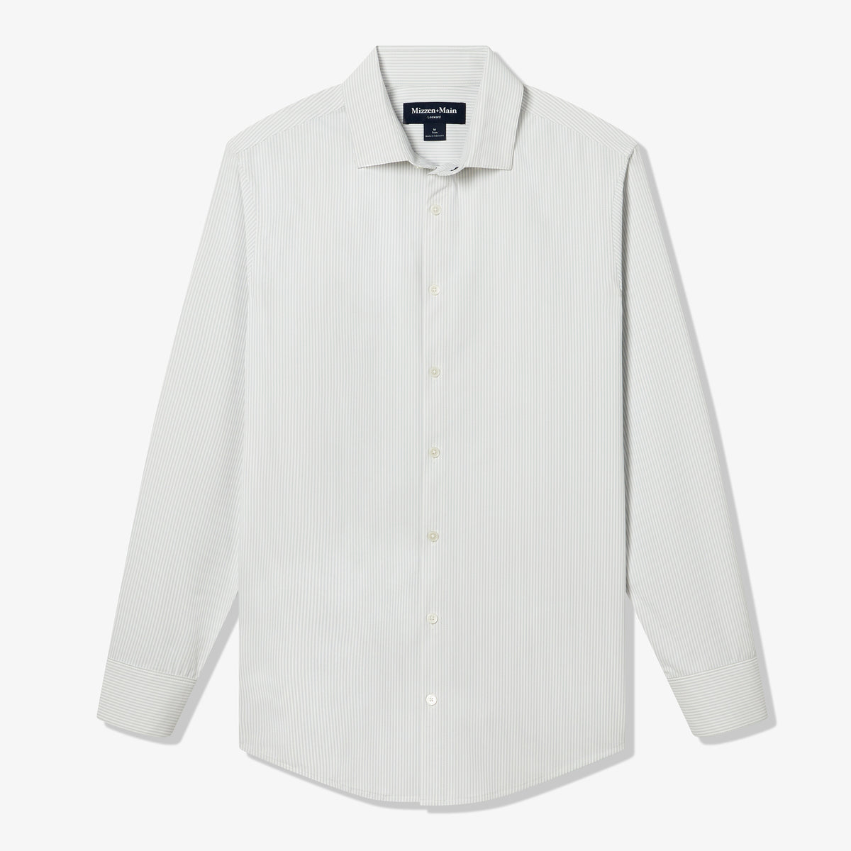 Leeward Dress Shirt - Silver Banker Stripe - Mizzen+Main