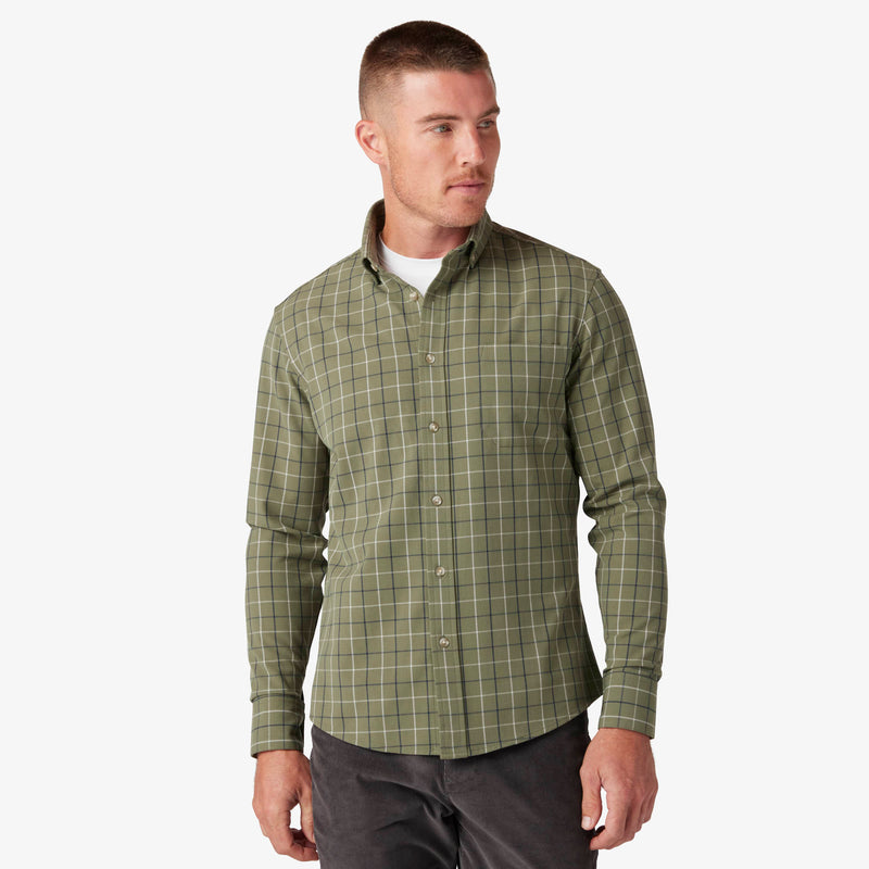 City Flannel - Sage Mulholland Plaid, featured product shot