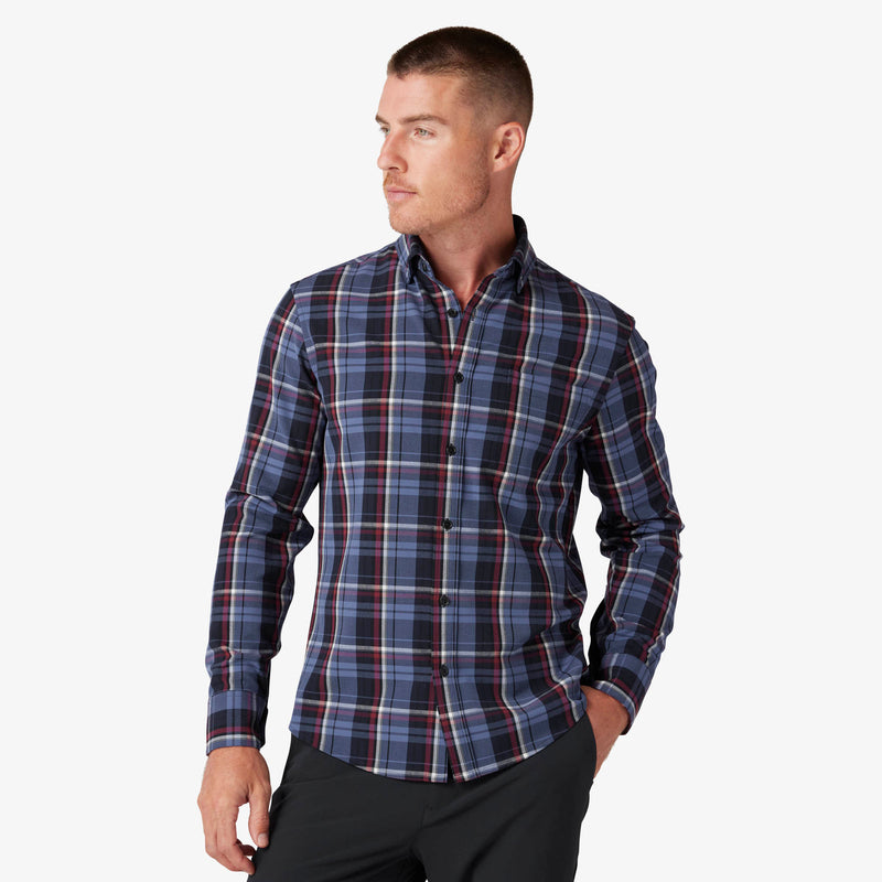 City Flannel - Coastal Fjord Bryant Plaid, featured product shot