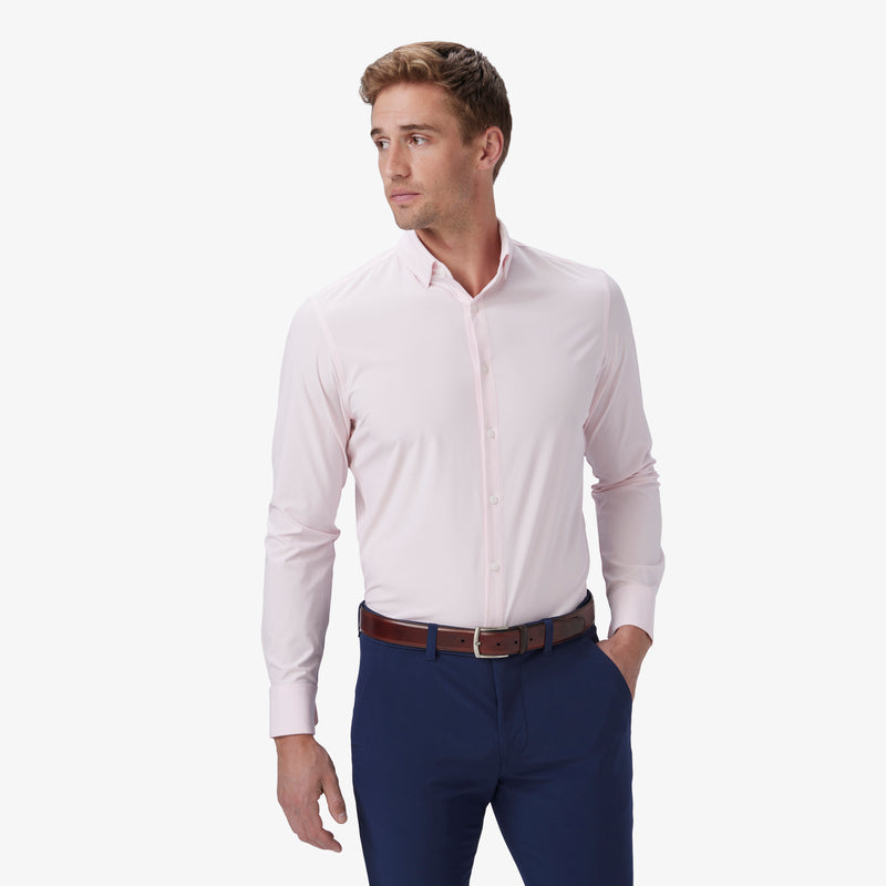 Leeward Dress Shirt - True Pink Solid, featured product shot