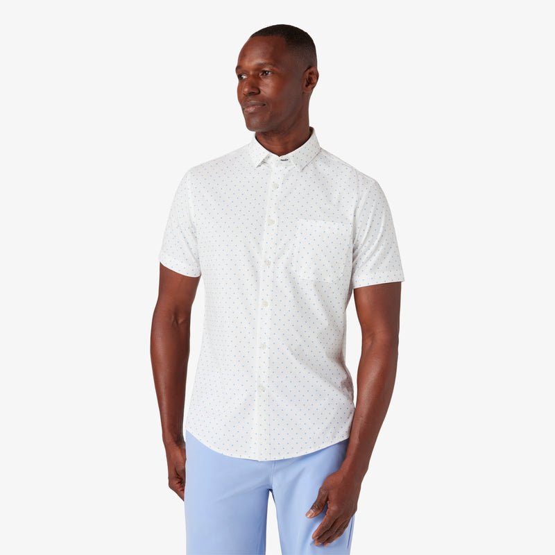 Leeward Short Sleeve - Provence Dot, featured product shot