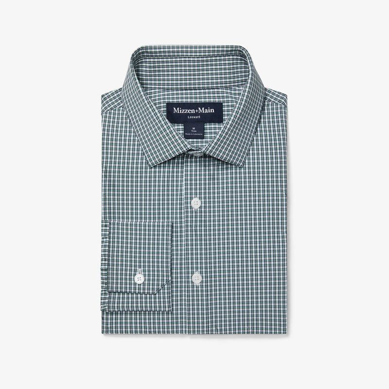 Leeward Dress Shirt - Fir Winston Check, featured product shot