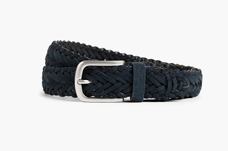 Suede Belt - Navy Solid, featured product shot