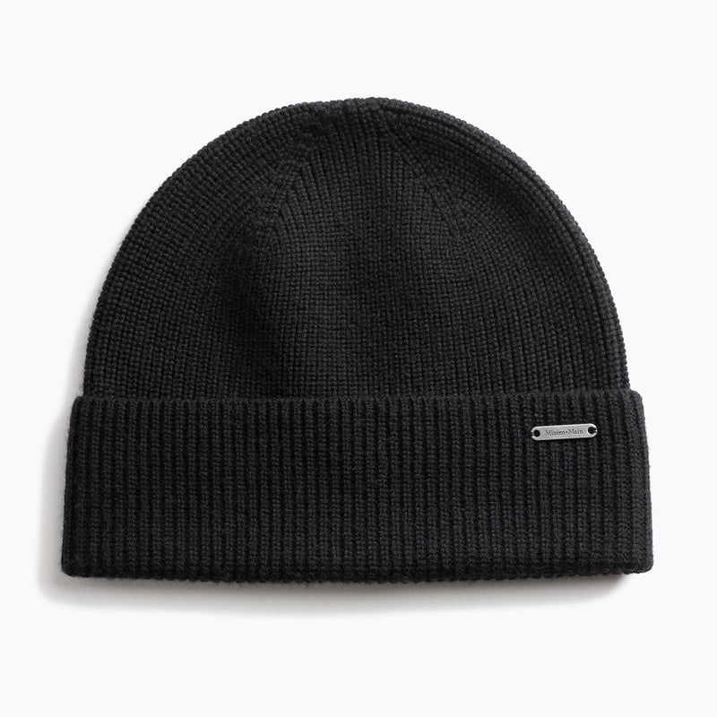 Preston Beanie - Black Solid, featured product shot