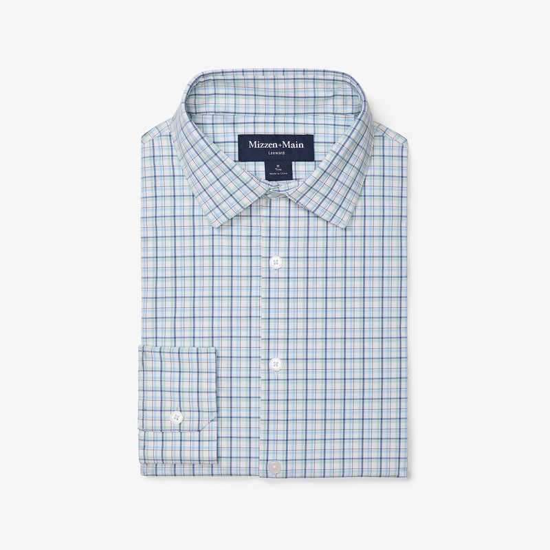 Leeward Dress Shirt - Leaf Austin Plaid, featured product shot