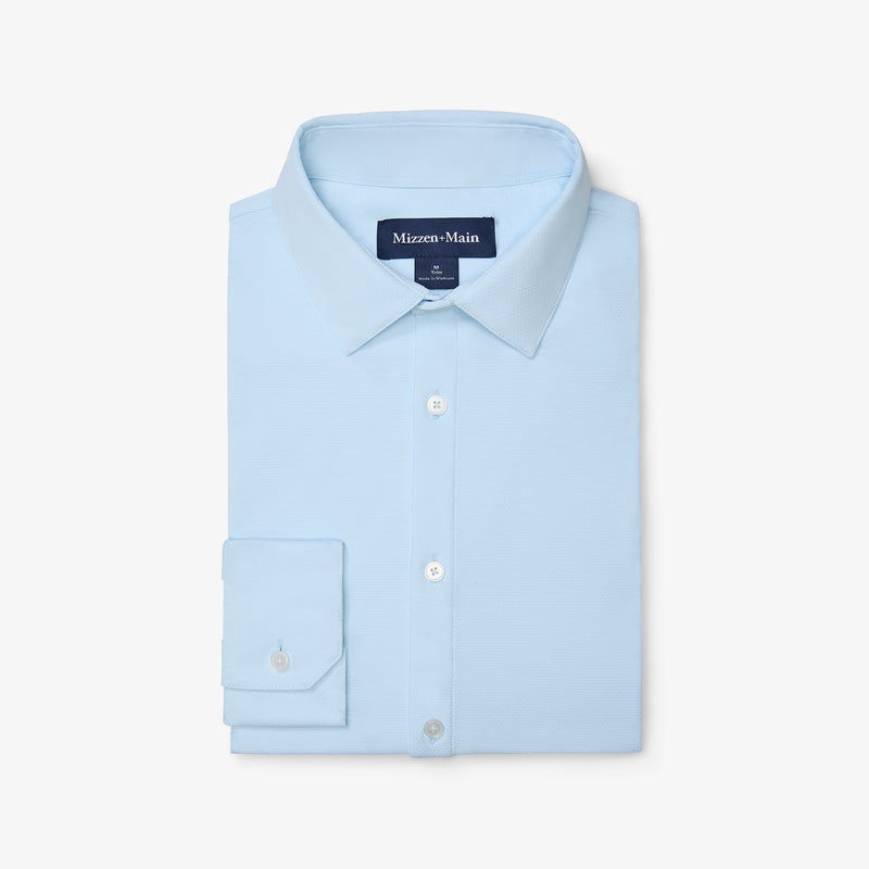 Halyard Dress Shirt - Light Cyan, featured product shot