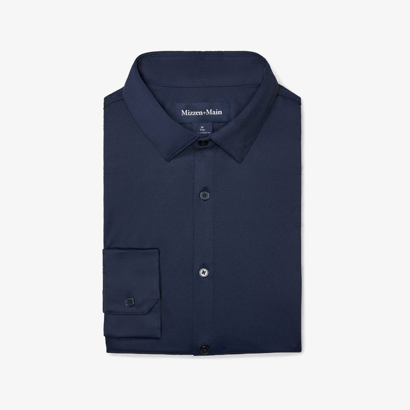 Halyard Dress Shirt - Navy, featured product shot