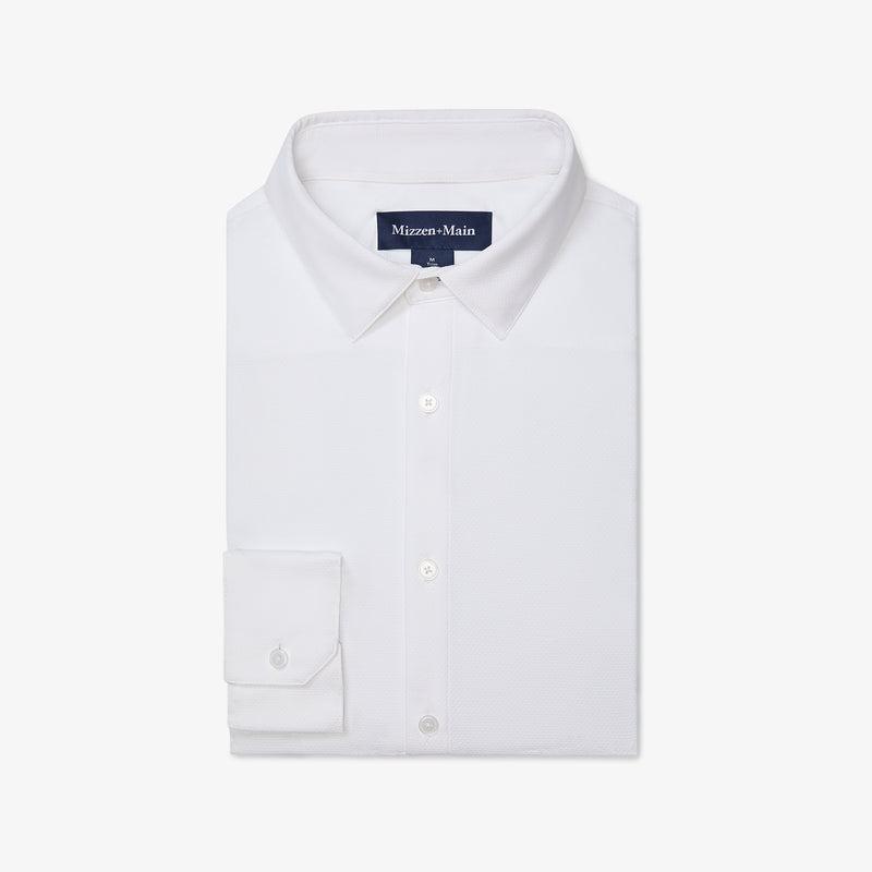 Halyard Dress Shirt - White, featured product shot