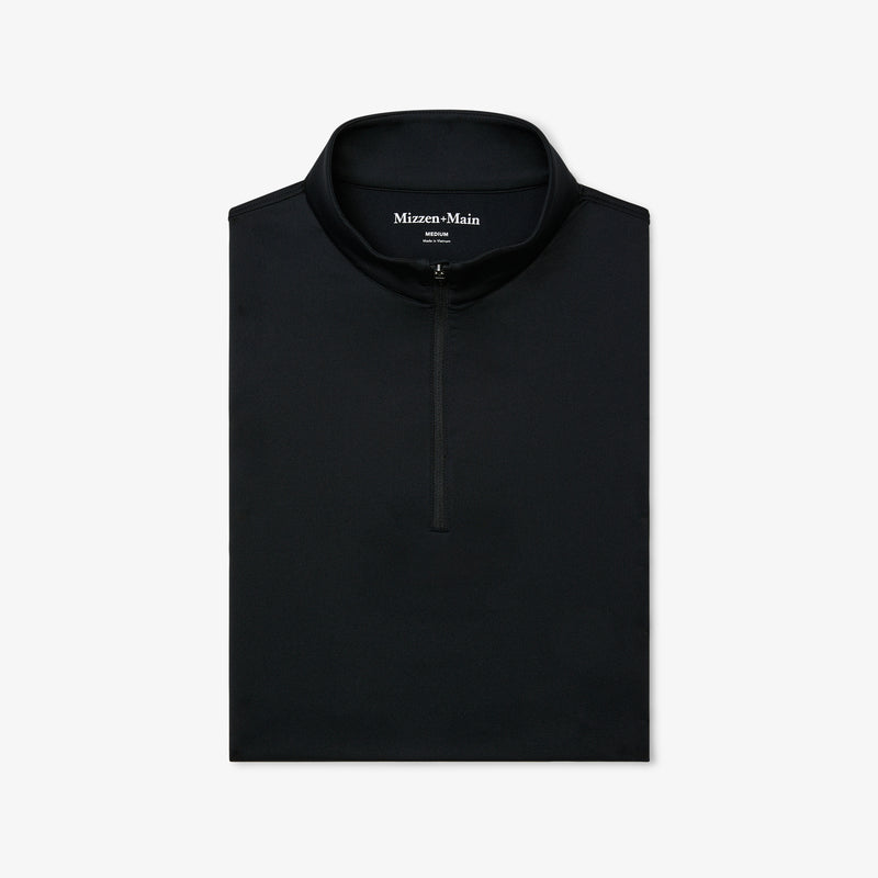 Highland Quarter Zip - Black, featured product shot