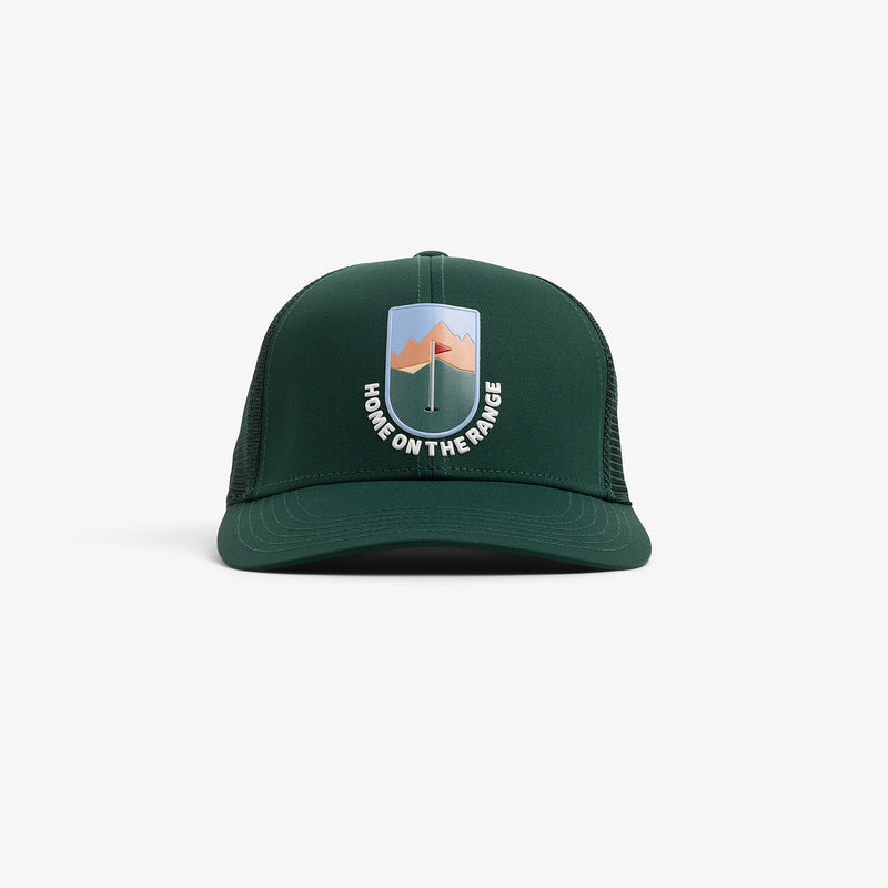 Home On The Range Trucker Hat - Spruce Solid, featured product shot