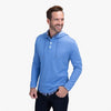 Fairway Hooded Henley - Light Blue Heather, featured product shot