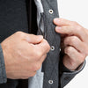 Fairway Quilted Shirt Jacket - Charcoal Heather, lifestyle/model photo