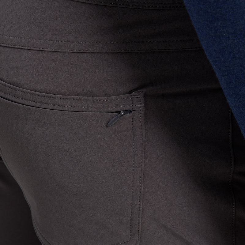 Helmsman 5 Pocket Pant - Deep Sage Solid, fabric swatch closeup