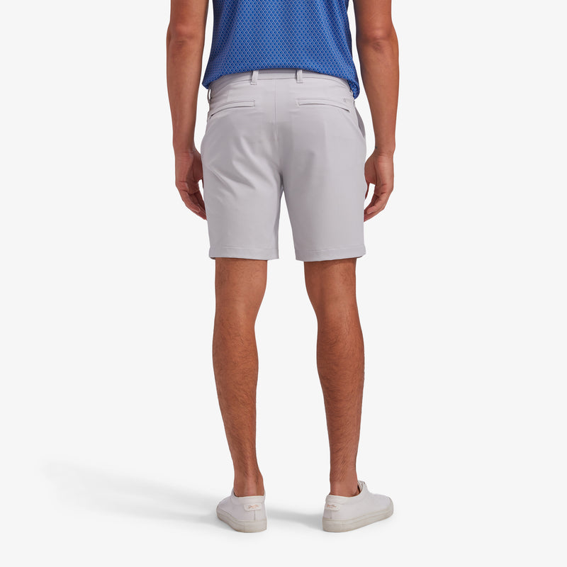 Helmsman Shorts - Light Gray Solid, lifestyle/model