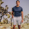 Helmsman Shorts - Light Gray Solid, lifestyle/model photo