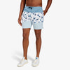 HydraShift Shorts - Blue and White Flamingo, featured product shot
