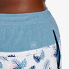 HydraShift Shorts - Blue and White Flamingo, lifestyle/model photo