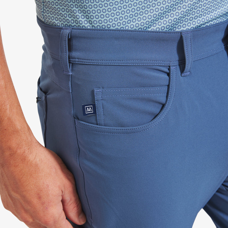 Helmsman 5 Pocket Pant - Deep Ocean Solid, lifestyle/model