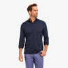 Wilson Long Sleeve Polo - Navy Solid, featured product shot