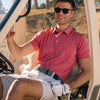 Versa Polo - Faded Red Heather, lifestyle/model photo