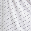 Versa Polo - White OOO Print, fabric swatch closeup