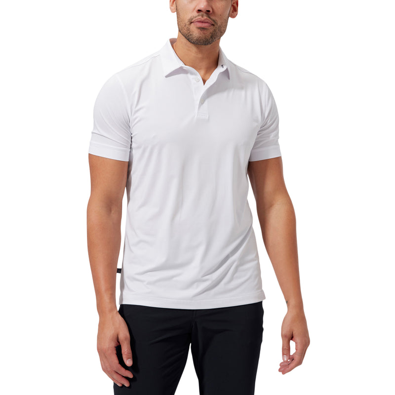 Versa Polo - White Solid, featured product shot