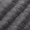 Fairway Quilted Shirt Jacket - Charcoal Heather, fabric swatch closeup