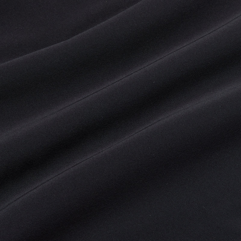 Leeward Short Sleeve - Black Solid, fabric swatch closeup