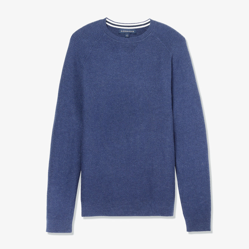 Cassady Crewneck Sweater - Medieval Blue Heather, featured product shot