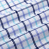 Leeward Dress Shirt - Lavender Blue Plaid, fabric swatch closeup