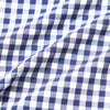 Leeward Dress Shirt - Cobalt Blue Gingham, fabric swatch closeup