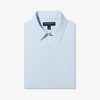 Monaco Dress Shirt - Light Blue Mini Gingham, lifestyle/model photo