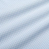 Monaco Dress Shirt - Light Blue Mini Gingham, fabric swatch closeup