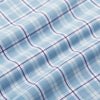 Leeward Dress Shirt - Teal Large Plaid, fabric swatch closeup