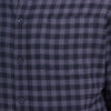City Flannel - Navy Gray Gingham Check, lifestyle/model photo