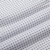 Monaco Dress Shirt - Peach Blue Mini Dot Print, fabric swatch closeup