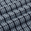 Monaco Dress Shirt - Navy and Blue Plaid, fabric swatch closeup