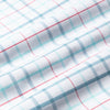 Leeward No Tuck Dress Shirt - Teal Multi Plaid, fabric swatch closeup