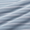 Leeward Short Sleeve - Chambray Horizontal Stripe, fabric swatch closeup
