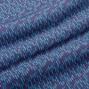 Leeward Short Sleeve - Navy Red Vertical Linear Print, fabric swatch closeup