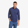 Leeward No Tuck Dress Shirt - Navy Solid, featured product shot