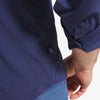 Leeward No Tuck Dress Shirt - Navy Solid, lifestyle/model photo