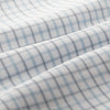 Leeward Dress Shirt - White Blue Windowpane, fabric swatch closeup